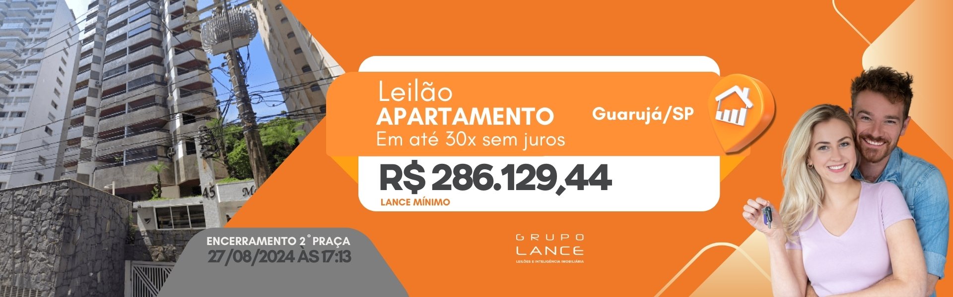 Direitos QUITADOS sobre um Apartamento, DESOCUPADO, 93m², Jardim Tejereba, Guarujá/SP
