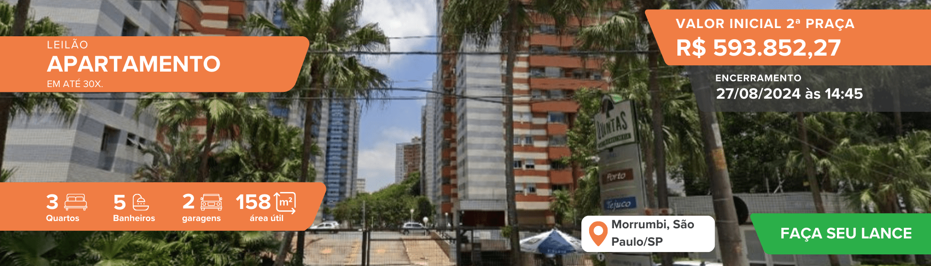Apartamento, 158m², Condomínio Residencial Quintas do Morrumbi, São Paulo/SP