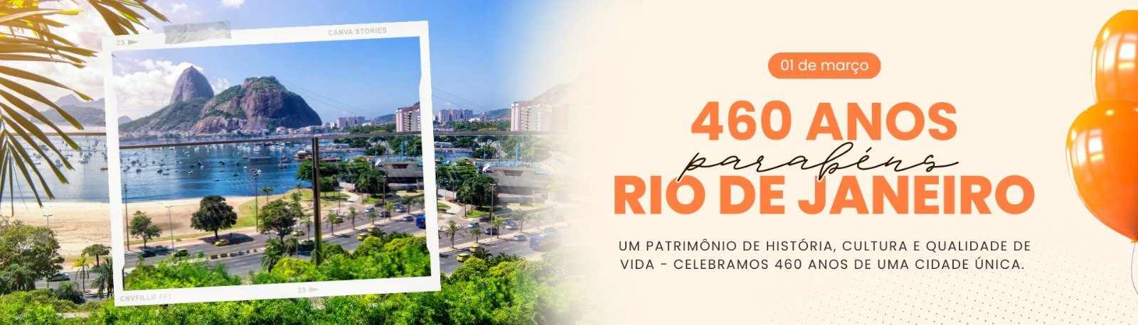 Parabéns cidade maravilhosa