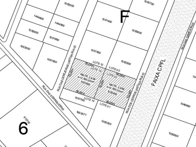 Lote de terreno, a.t. 2.500m², chácara nova california, agudos/sp